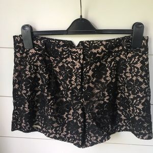 BCBG lace shorts size 6